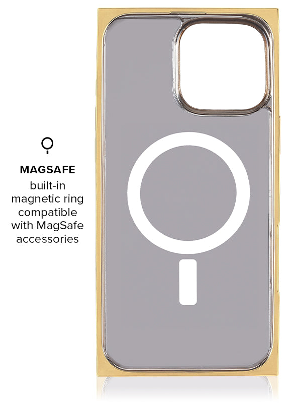 Elite Collection - SQUARE® Gilded Faux Rose Quartz iPhone Case
