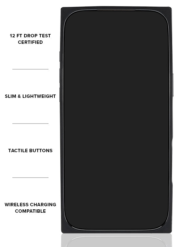 Elite Collection - SQUARE® Black Crystal Elegance iPhone Case