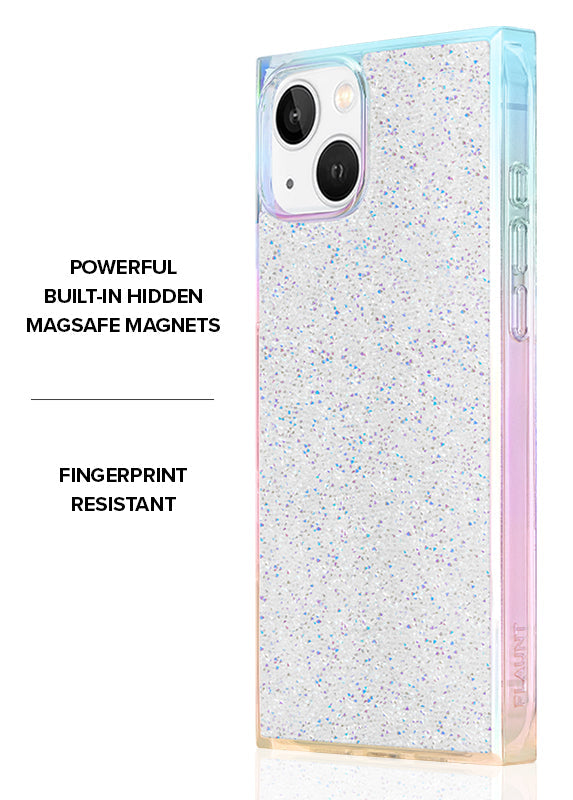Elite Collection - SQUARE® Iridescent Crystal Elegance iPhone Case