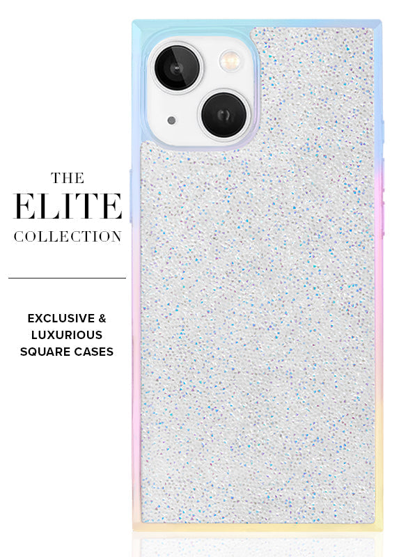 Elite Collection - SQUARE® Iridescent Crystal Elegance iPhone Case