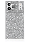 Elite Collection - SQUARE® Silver Crystal Elegance iPhone Case