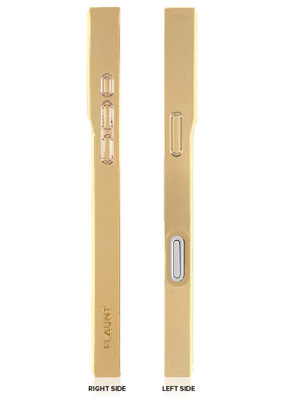 Elite Collection - SQUARE® Gilded Faux Rose Quartz iPhone Case