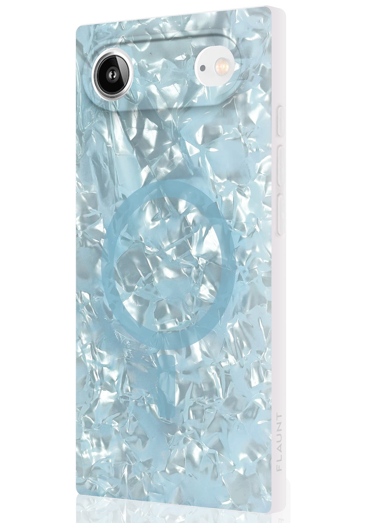 SQUARE® Icy Blue Pearl iPhone Case