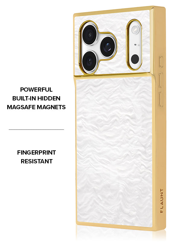Elite Collection - SQUARE® Gilded Pearl iPhone Case