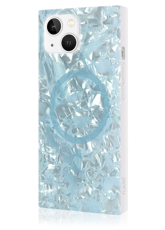 SQUARE® Icy Blue Pearl iPhone Case