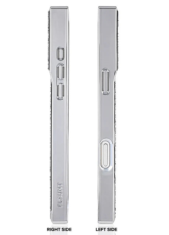 Elite Collection - SQUARE® Silver Crystal Elegance iPhone Case