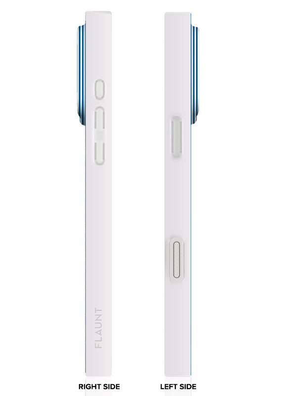 SQUARE® Blue & White Oxford Stripe iPhone Case