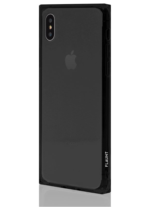 SQUARE® Clear Black iPhone Case