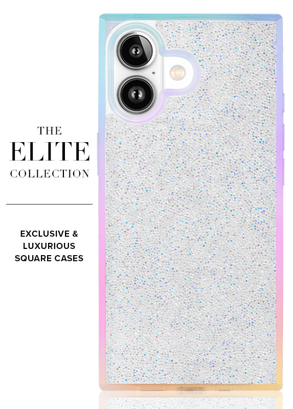 Elite Collection - SQUARE® Iridescent Crystal Elegance iPhone Case