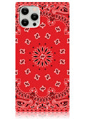 SQUARE® Red Bandana iPhone Case