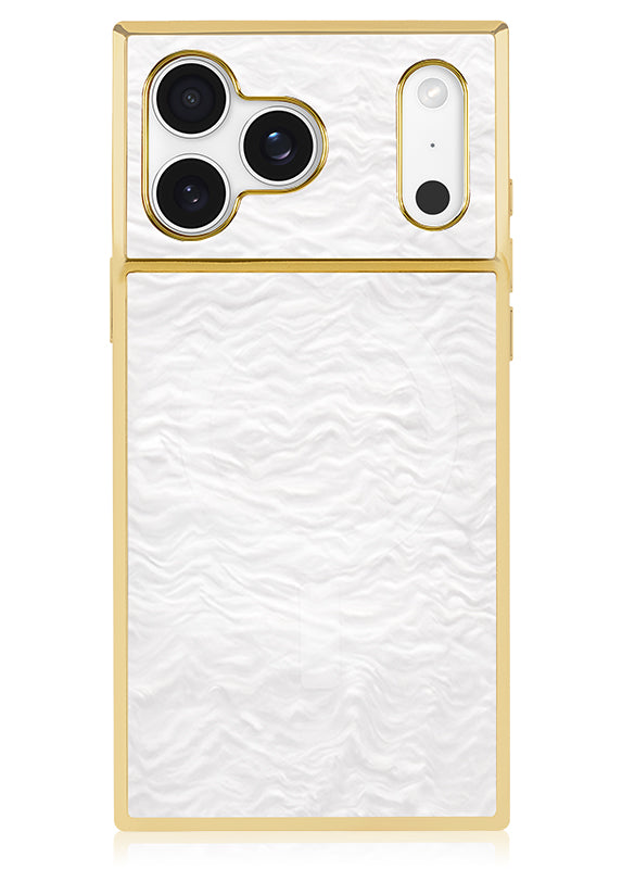 Elite Collection - SQUARE® Gilded Pearl iPhone Case