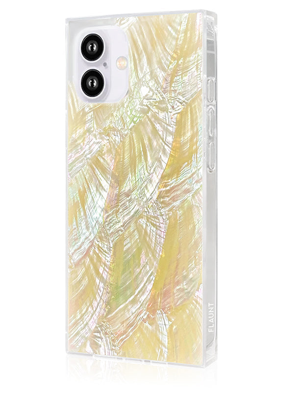 SQUARE® Butter Yellow Mother of Pearl iPhone Case