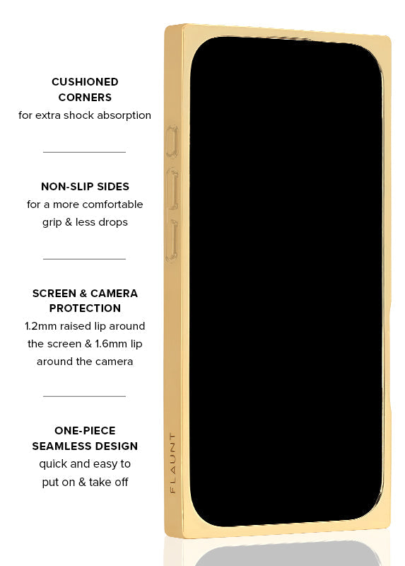 Elite Collection - SQUARE® Gilded Turquoise iPhone Case