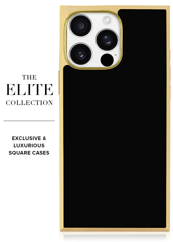 Elite Collection - SQUARE® Gilded Onyx iPhone Case