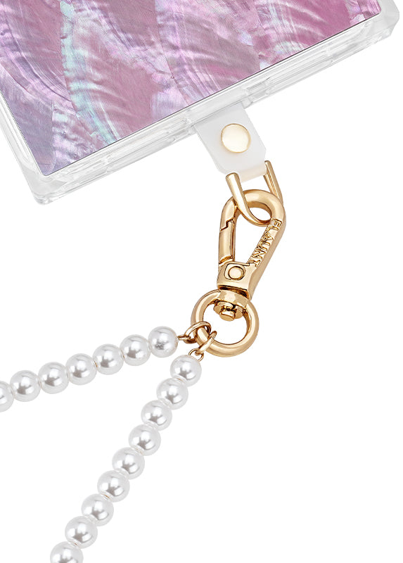 Pearl Strand Phone Charm