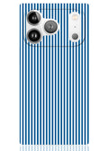 SQUARE® Blue & White Oxford Stripe iPhone Case
