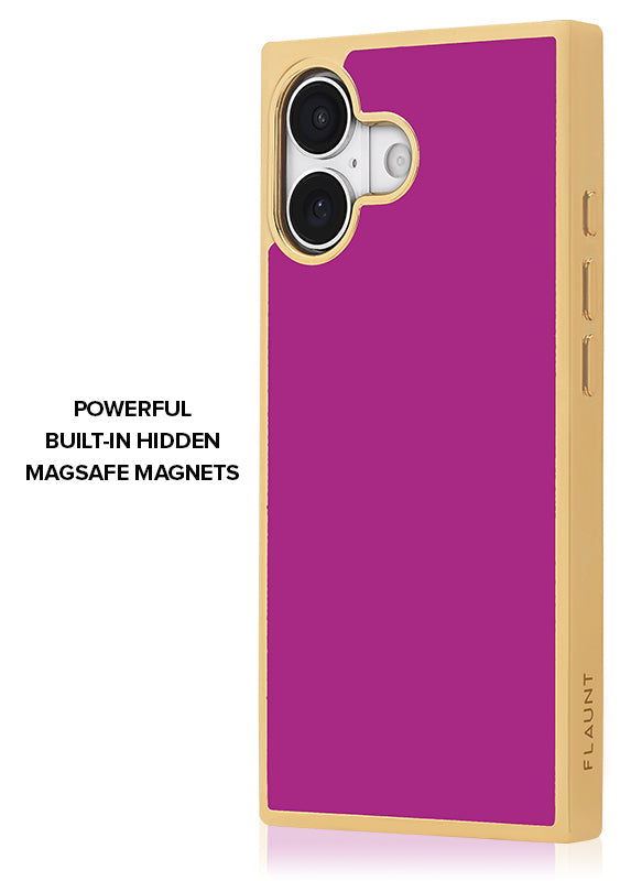 Elite Collection - SQUARE® Gilded Fuchsia iPhone Case