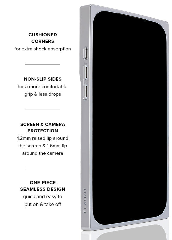Elite Collection - SQUARE® Silver Crystal Elegance iPhone Case