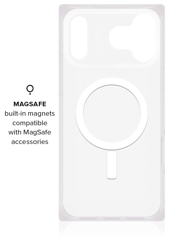 SQUARE® White Polka Dot iPhone Case