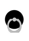 Black Patent Adhesive Phone Ring Stand