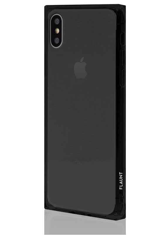 SQUARE® Clear Black iPhone Case