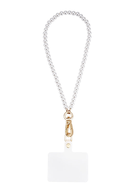 Pearl Strand Phone Charm