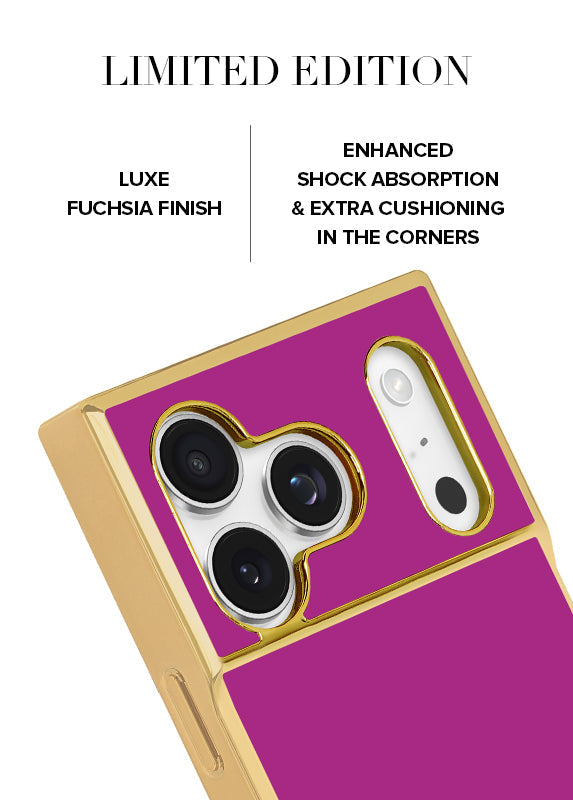 Elite Collection - SQUARE® Gilded Fuchsia iPhone Case