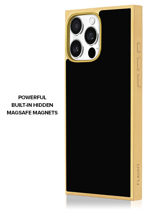 Elite Collection - SQUARE® Gilded Onyx iPhone Case