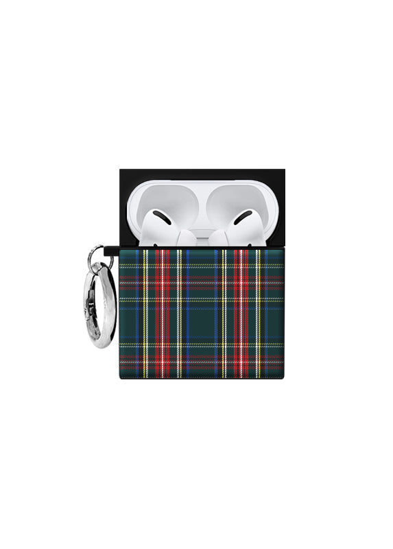 SQUARE® Green Plaid AirPods Case