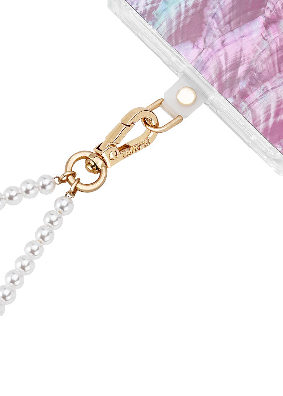 Pearl Strand Phone Charm