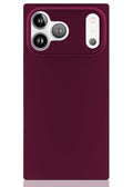 SQUARE® Burgundy iPhone Case