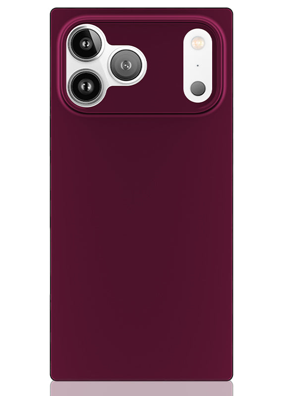 SQUARE® Burgundy iPhone Case