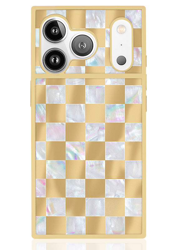 Elite Collection - Gold Checkered Mother of Pearl Bundle Set