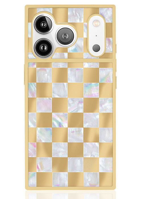 Elite Collection - Gold Checkered Mother of Pearl Bundle Set