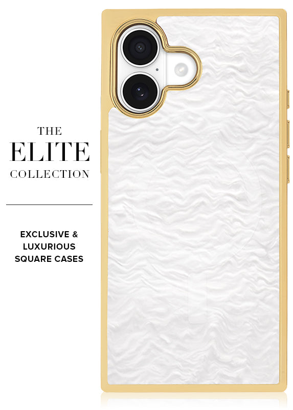 Elite Collection - SQUARE® Gilded Pearl iPhone Case