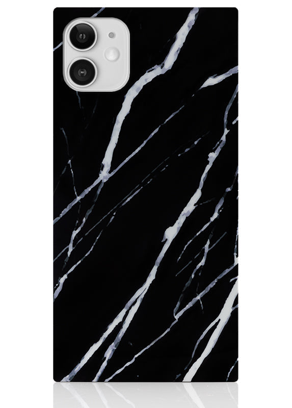 SQUARE® Black Marble iPhone Case