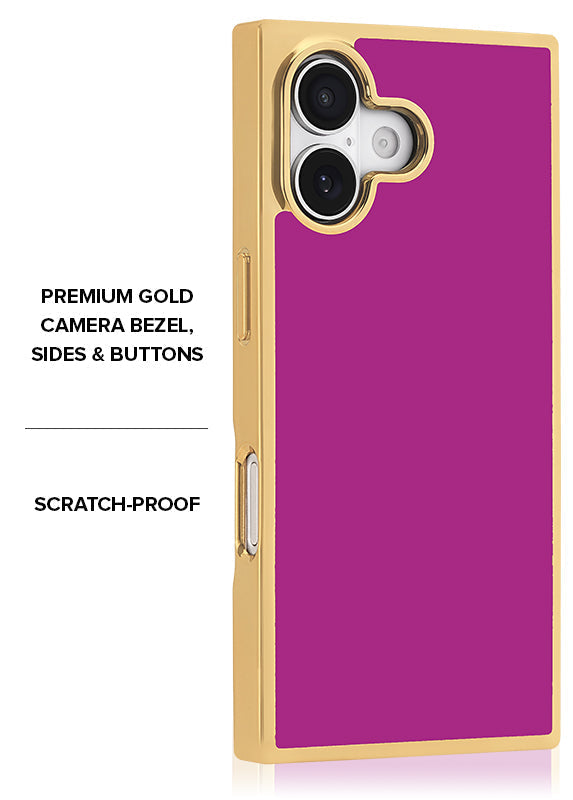 Elite Collection - SQUARE® Gilded Fuchsia iPhone Case