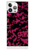 SQUARE® Raspberry Tortoise Shell iPhone Case