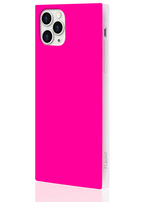 SQUARE® Neon Pink iPhone Case