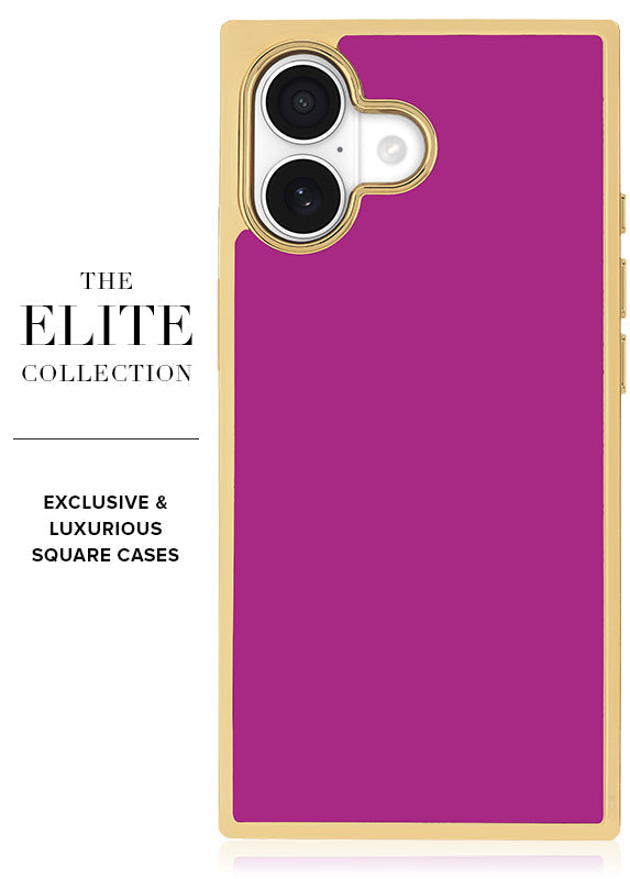 Elite Collection - SQUARE® Gilded Fuchsia iPhone Case