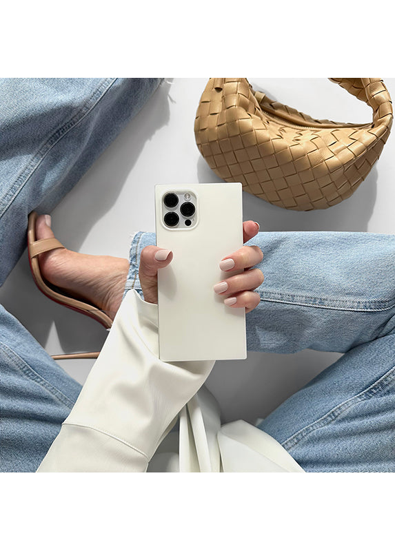 SQUARE® White Galaxy Case