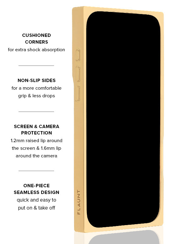 Elite Collection - SQUARE® Gilded Turquoise iPhone Case