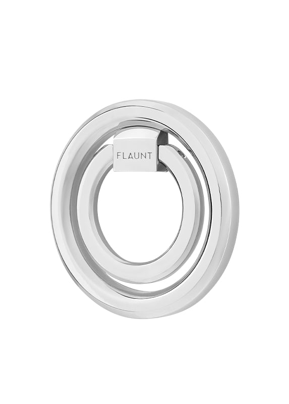 Silver Premium Metallic MagSafe Phone Ring Stand (Works with MagSafe Cases Only)