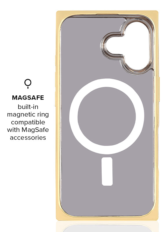 Elite Collection - SQUARE® Gilded Turquoise iPhone Case