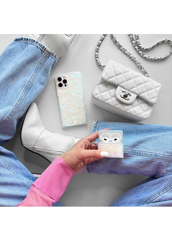 SQUARE® Opal Shell AirPods Case