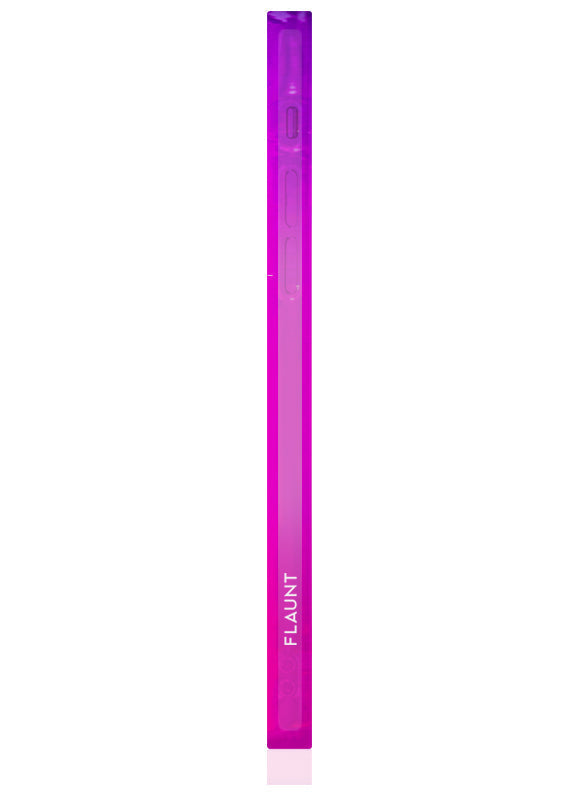 SQUARE® Pink Purple Clear Ombre iPhone Case