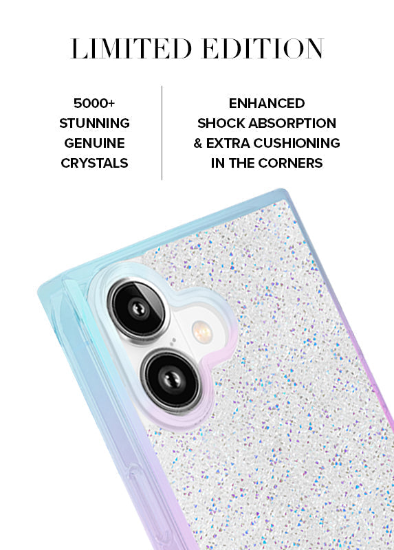 Elite Collection - SQUARE® Iridescent Crystal Elegance iPhone Case
