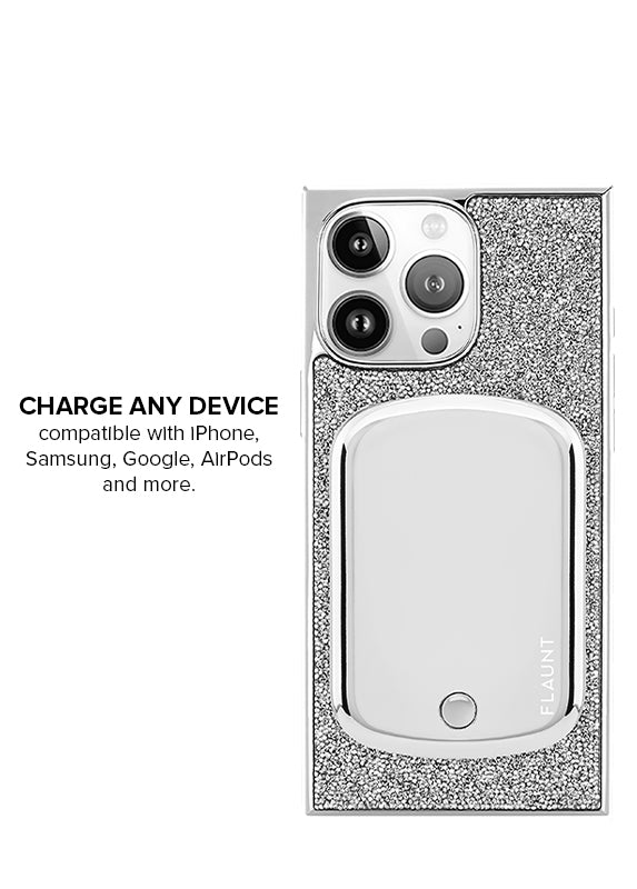 Silver MagSafe Battery Pack (Works with MagSafe Cases Only)