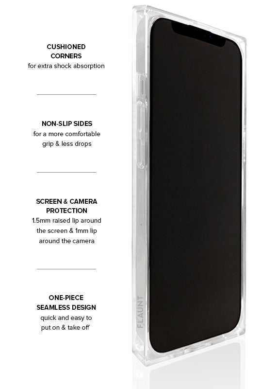 SQUARE® Iridescent Glitter iPhone Case