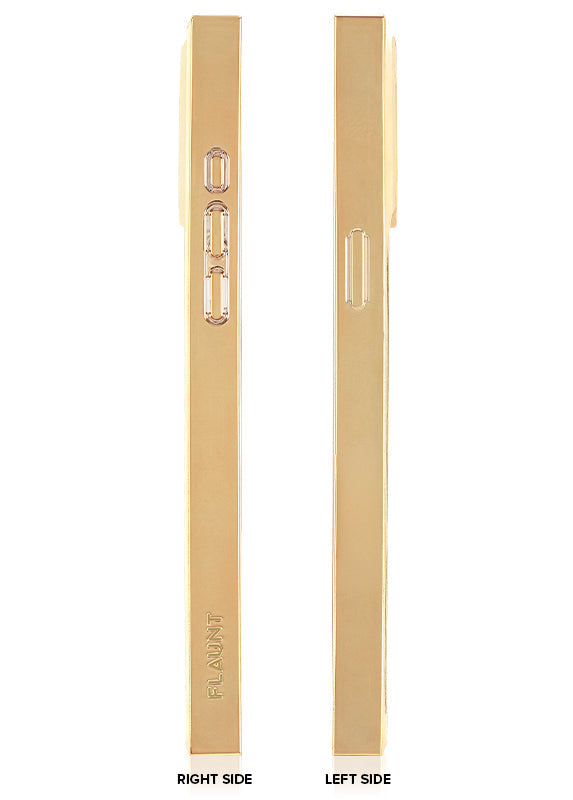 Elite Collection - SQUARE® Gilded Faux Rose Quartz iPhone Case